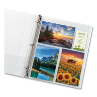 Photo Storage Pages For Six 4 X 6 Mixed Format Photos, 3-hole Punched, 10-pack