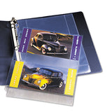 Photo Storage Pages For Four 4 X 6 Horizontal Photos, 3-hole Punched, 10-pack