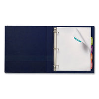 Big Tab Printable White Label Tab Dividers, 5-tab, Letter, White, 4 Sets