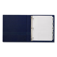 Big Tab Printable White Label Tab Dividers, 5-tab, Letter, White, 4 Sets