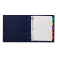 Big Tab Printable White Label Tab Dividers, 5-tab, Letter, White, 4 Sets