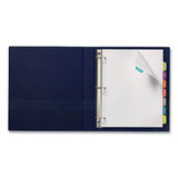 Big Tab Printable White Label Tab Dividers, 8-tab, Letter, White, 4 Sets