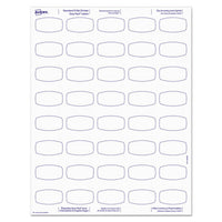 Big Tab Printable White Label Tab Dividers, 8-tab, Letter, 20 Per Pack