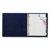 Big Tab Printable Large White Label Tab Dividers, 8-tab, Letter, White, 4 Sets