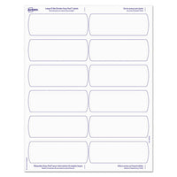 Big Tab Printable Large White Label Tab Dividers, 8-tab, Letter, 20 Per Pack