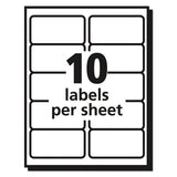 Matte Clear Easy Peel Mailing Labels W- Sure Feed Technology, Laser Printers, 2 X 4, Clear, 10-sheet, 10 Sheets-pack