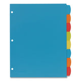 Big Tab Write And Erase Durable Plastic Dividers, 8-tab, Letter, Assorted, 1 Set