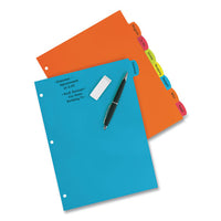 Big Tab Write And Erase Durable Plastic Dividers, 8-tab, Letter, Assorted, 1 Set