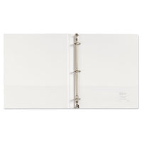 Durable View Binder With Durahinge And Slant Rings, 3 Rings, 0.5" Capacity, 11 X 8.5, White