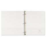 Durable View Binder With Durahinge And Slant Rings, 3 Rings, 0.5" Capacity, 11 X 8.5, White