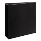 Durable View Binder With Durahinge And Slant Rings, 3 Rings, 3" Capacity, 11 X 8.5, Black