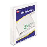 Touchguard Protection Heavy-duty View Binders With Slant Rings, 3 Rings, 3" Capacity, 11 X 8.5, White