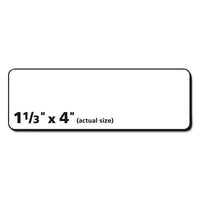 Matte Clear Easy Peel Mailing Labels W- Sure Feed Technology, Inkjet Printers, 1.33 X 4, Clear, 14-sheet, 10 Sheets-pack