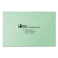 Matte Clear Easy Peel Mailing Labels W- Sure Feed Technology, Inkjet Printers, 2 X 4, Clear, 10-sheet, 10 Sheets-pack