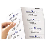 Matte Clear Easy Peel Mailing Labels W- Sure Feed Technology, Inkjet Printers, 2 X 4, Clear, 10-sheet, 10 Sheets-pack