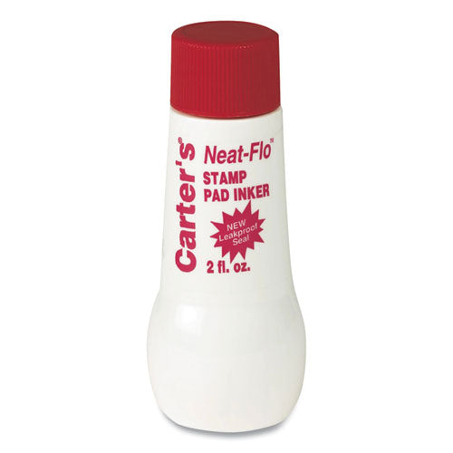 Neat-flo Stamp Pad Inker, 2 Oz, Red