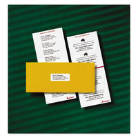 Mini-sheets Mailing Labels, Inkjet-laser Printers, 1 X 2.63, White, 8-sheet, 25 Sheets-pack