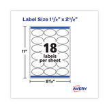 Laser-inkjet Media Labels, Inkjet-laser Printers, 1.5 X 2.5, White, 18 Labels-sheet, 25 Sheets-pack