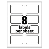 Print-to-the-edge Labels W- Sure Feed & Easy Peel, 2 X 3, Glossy Clear, 80-pack