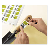 Removable Print-to-the-edge White Labels W- Sure Feed, 3 1-2 X 4 3-4, 32-pack