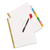 Write & Erase Big Tab Paper Dividers, 8-tab, Multicolor, Letter