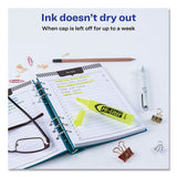 Hi-liter Desk-style Highlighters, Chisel Tip, Fluorescent Yellow, Dozen