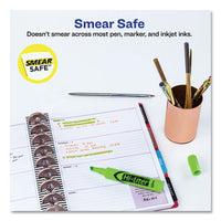 Hi-liter Desk-style Highlighters, Chisel Tip, Fluorescent Green, Dozen