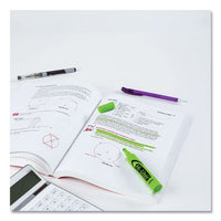 Hi-liter Desk-style Highlighters, Chisel Tip, Fluorescent Green, Dozen