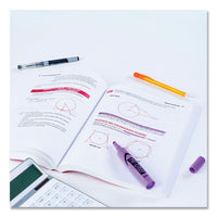 Hi-liter Desk-style Highlighters, Chisel Tip, Fluorescent Purple, Dozen