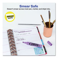 Hi-liter Desk-style Highlighters, Chisel Tip, Fluorescent Purple, Dozen