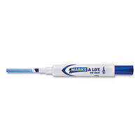 Marks A Lot Desk-style Dry Erase Marker, Broad Chisel Tip, Blue