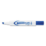 Marks A Lot Desk-style Dry Erase Marker, Broad Chisel Tip, Blue