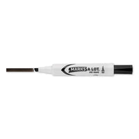 Marks A Lot Desk-style Dry Erase Marker, Broad Chisel Tip, Black, Dozen