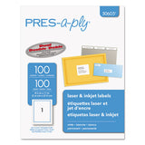 Labels, Laser Printers, 8.5 X 11, White, 100-box