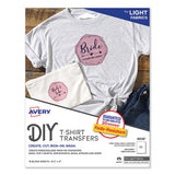 Fabric Transfers, 8.5 X 11, White, 12-pack