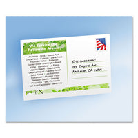 Textured Postcards, Inkjet, Heavyweight, 4 1-4 X 5 1-2, Matte White, 120-box