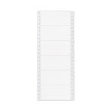 Dot Matrix Printer Mailing Labels, Pin-fed Printers, 1.94 X 4, White, 5,000-box