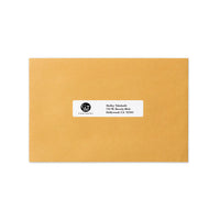 Dot Matrix Printer Mailing Labels, Pin-fed Printers, 0.94 X 4, White, 5,000-box