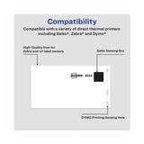 Multipurpose Thermal Labels, 2.13 X 4, White, 140-roll