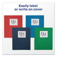 Two-pocket Folder, Prong Fastener, Letter, 1-2" Capacity, Green, 25-box