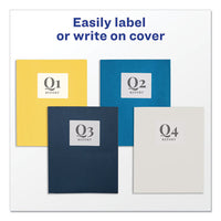 Two-pocket Folder, 40-sheet Capacity, Yellow, 25-box