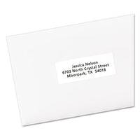 Ecofriendly Mailing Labels, Inkjet-laser Printers, 1 X 2.63, White, 30-sheet, 25 Sheets-pack