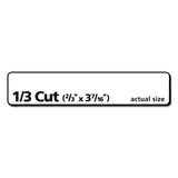 Ecofriendly Permanent File Folder Labels, 0.66 X 3.44, White, 30-sheet, 25 Sheets-pack