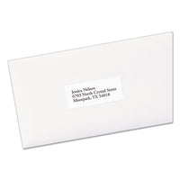 Ecofriendly Mailing Labels, Inkjet-laser Printers, 1 X 2.63, White, 30-sheet, 100 Sheets-pack