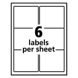 Ecofriendly Mailing Labels, Inkjet-laser Printers, 3.33 X 4, White, 6-sheet, 100 Sheets-pack