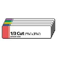 Extra-large Trueblock File Folder Labels With Sure Feed Technology, 0.94 X 3.44, White, 18-sheet, 25 Sheets-pack