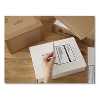 Shipping Labels W- Trueblock Technology, Laser Printers, 5.5 X 8.5, White, 2-sheet, 100 Sheets-box