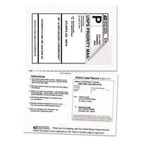 Shipping Labels With Paper Receipt And Trueblock Technology, Inkjet-laser Printers, 5.06 X 7.63, White, 50-pack