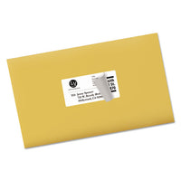 Shipping Labels W- Trueblock Technology, Laser Printers, 2 X 4, White, 10-sheet, 100 Sheets-box