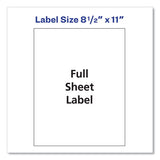 Shipping Labels With Trueblock Technology, Laser Printers, 8.5 X 11, White, 100-box